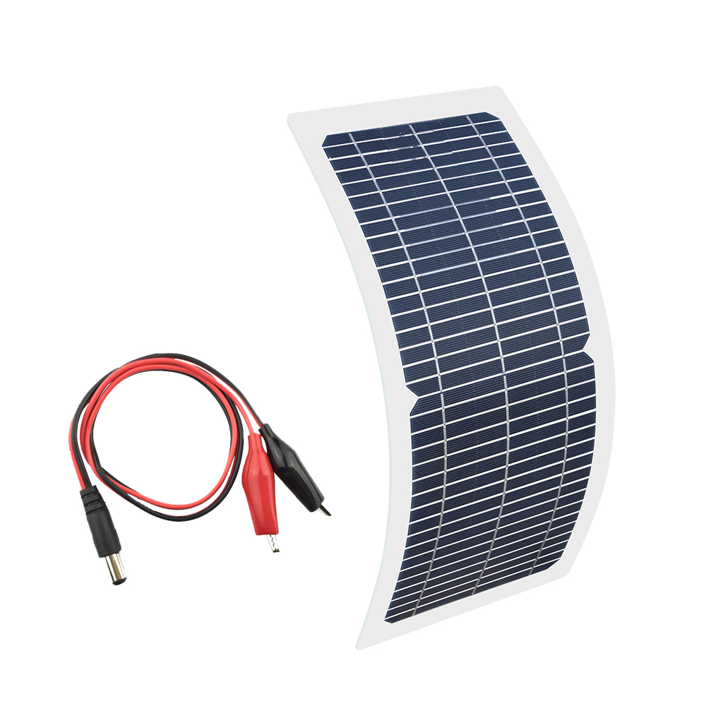 Transparent Semi-Flexible 10W Solar Panel Kit