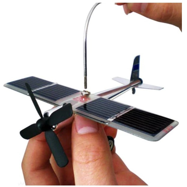 Kid's Airplane Solar Power Toy