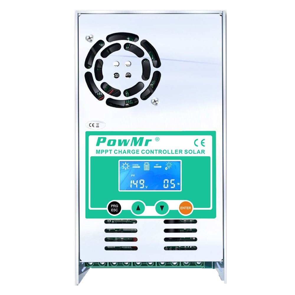 Automatic MPPT Solar Charge Controller with Cooling Fan