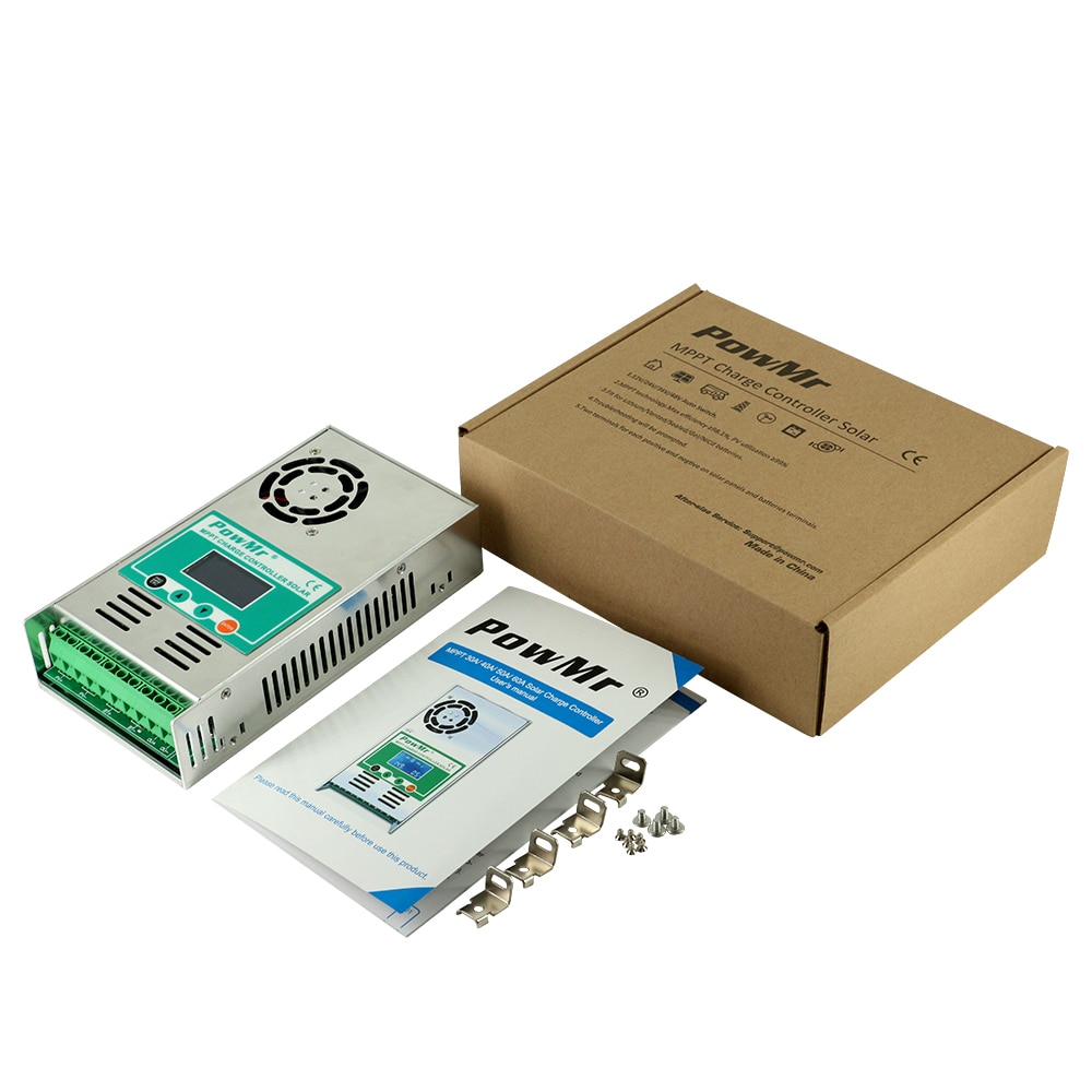 Automatic MPPT Solar Charge Controller with Cooling Fan