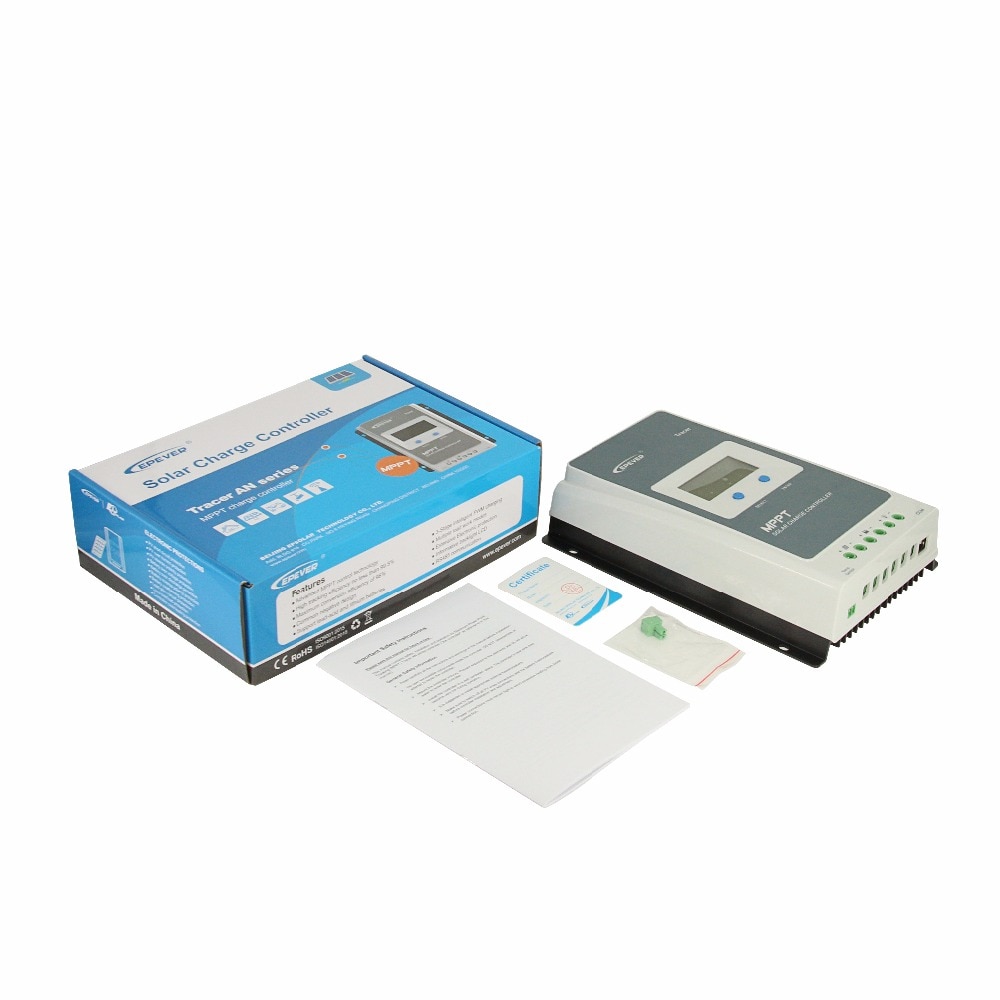 12 / 24 V Solar Charge Controller with LCD Display