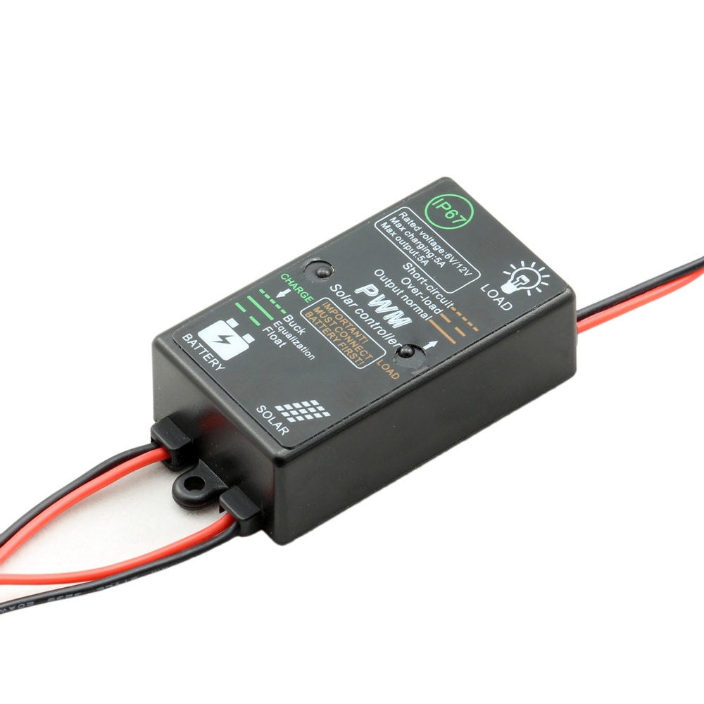 5 A Waterproof Solar Charge Controller