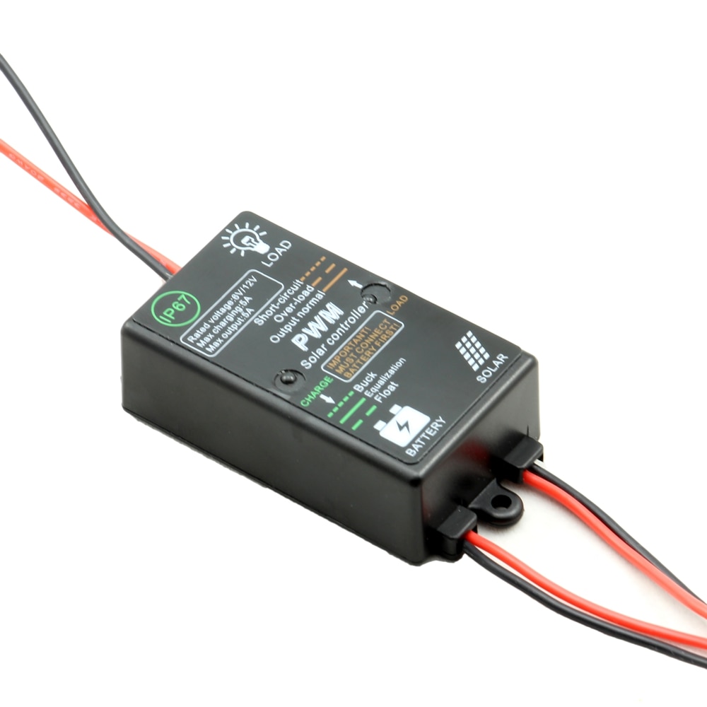 5 A Waterproof Solar Charge Controller