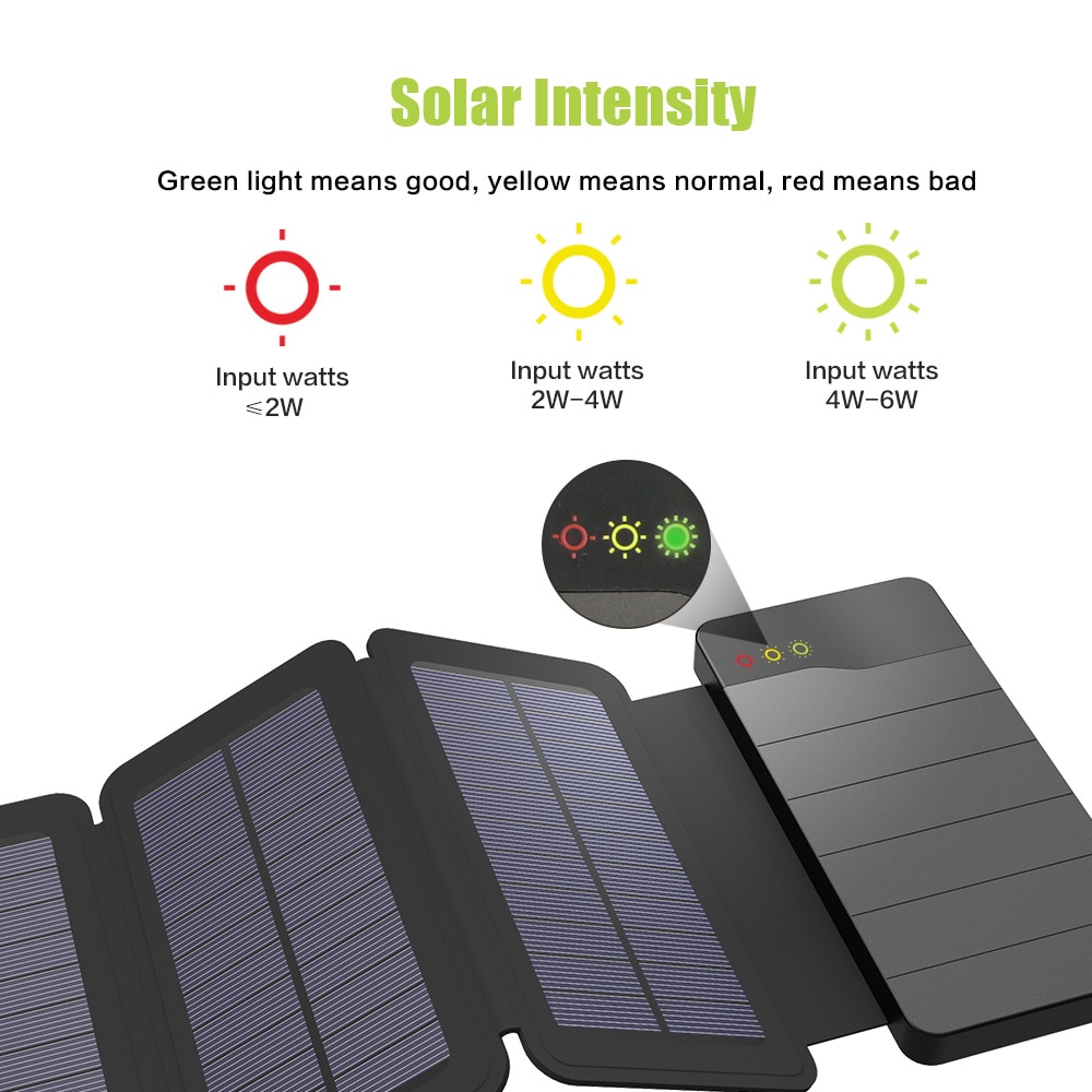 Waterproof Solar Charger Power Bank 10000 mAh