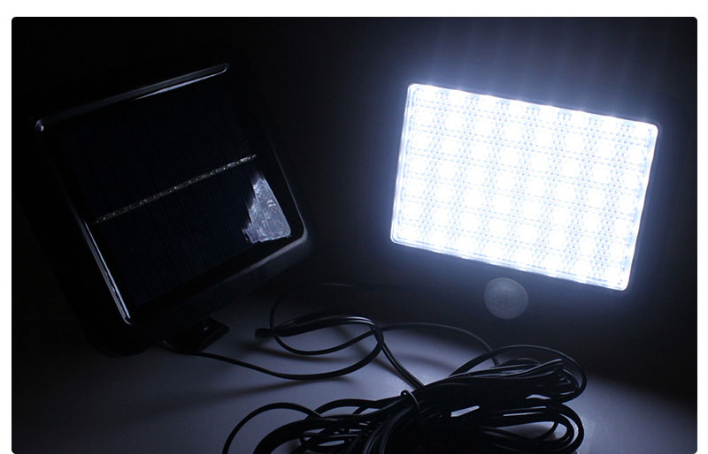 Outdoor Solar LED Lamp with PIR Motion Sensor