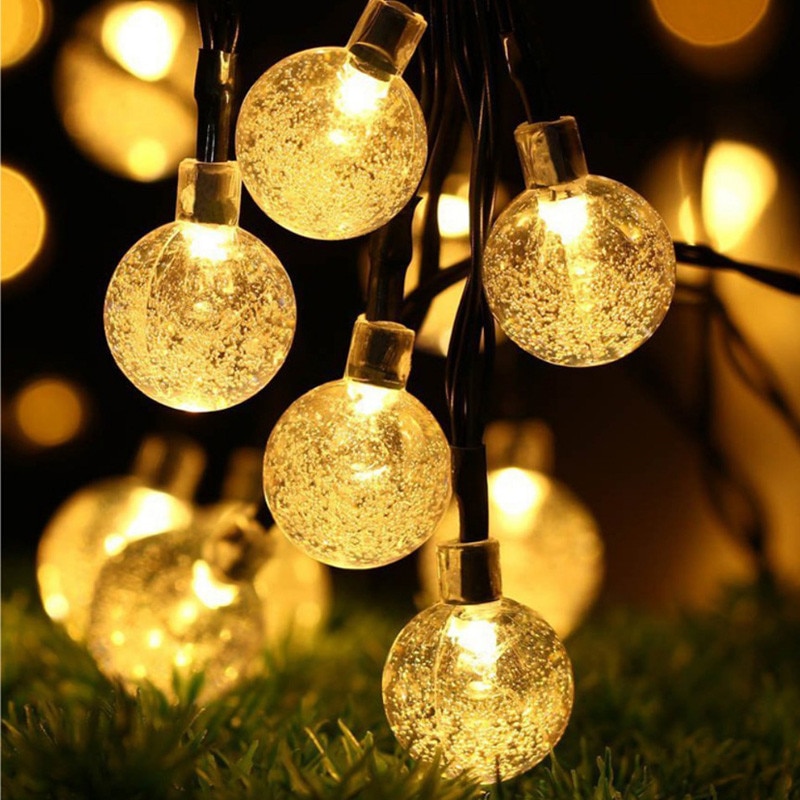 Crystal Ball Solar LED String