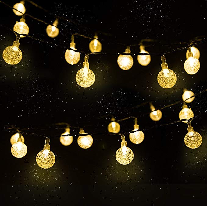 Crystal Ball Solar LED String