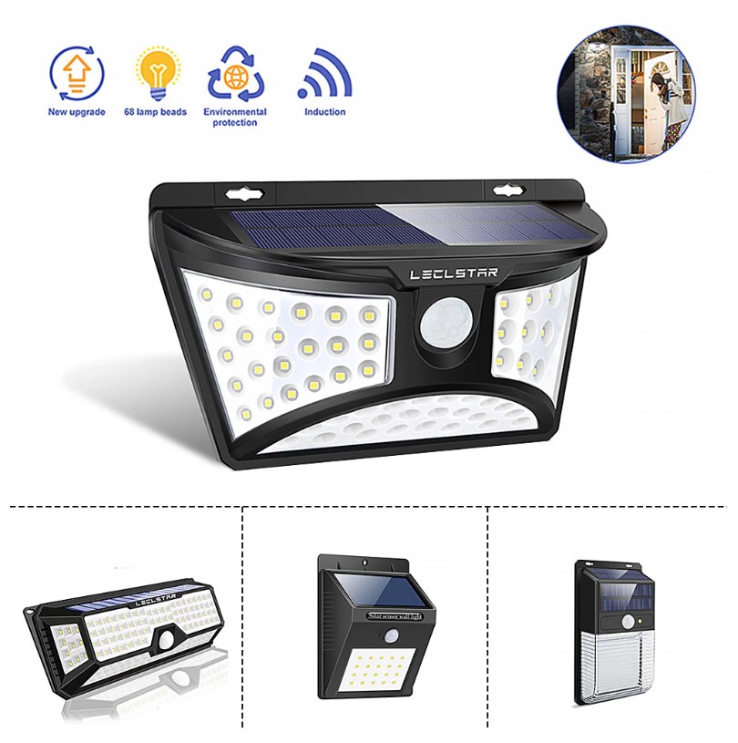 Solar Power LED Outdoor Light with Motion Sensor