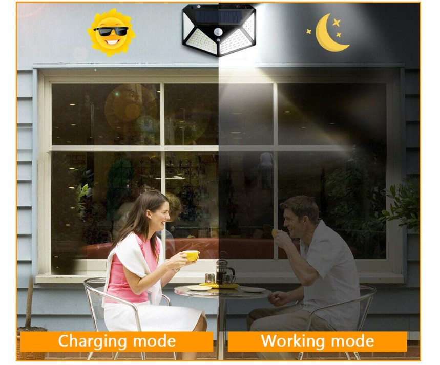 Geometric Design Solar Power LED Outdoor Light
