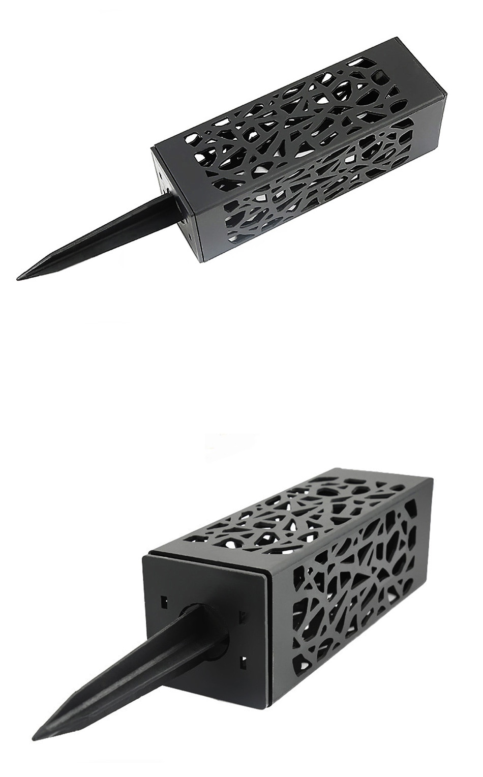 Modern Wedge Solar Plastic Lawn Lamp