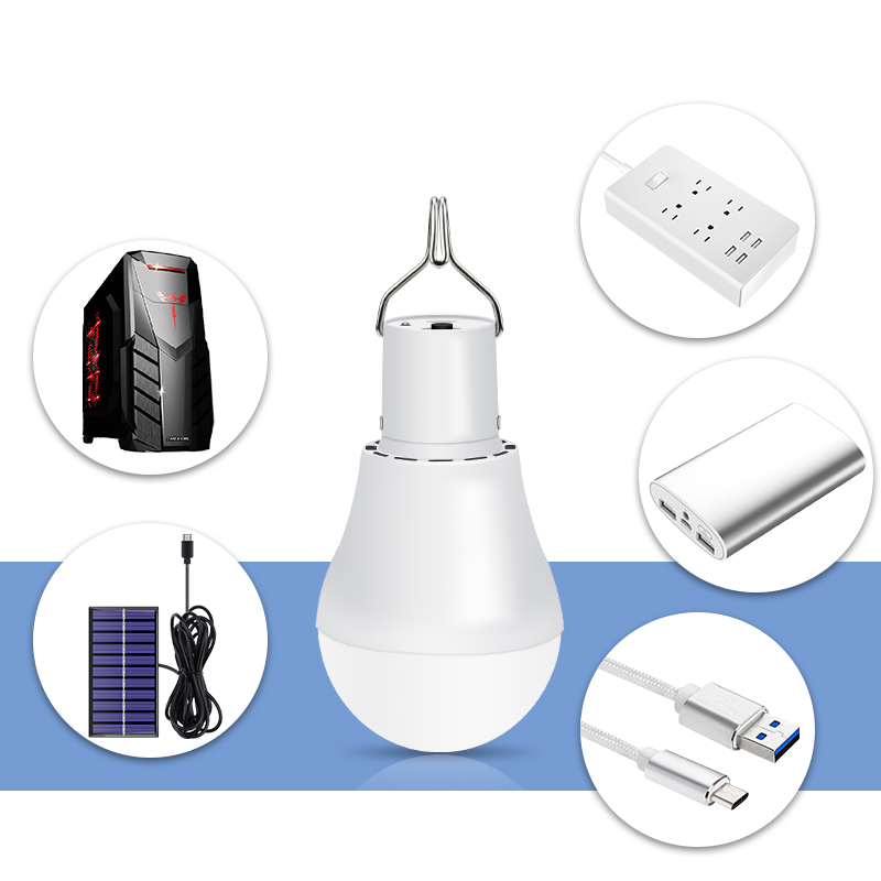 15W LED Solar Powered Bulb