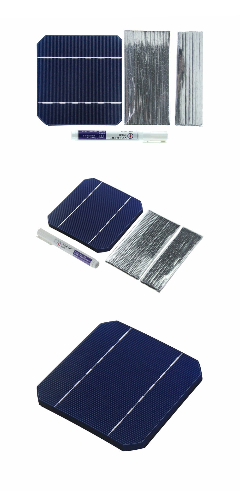 DIY Monocrystalline Solar Panel Charger Kit