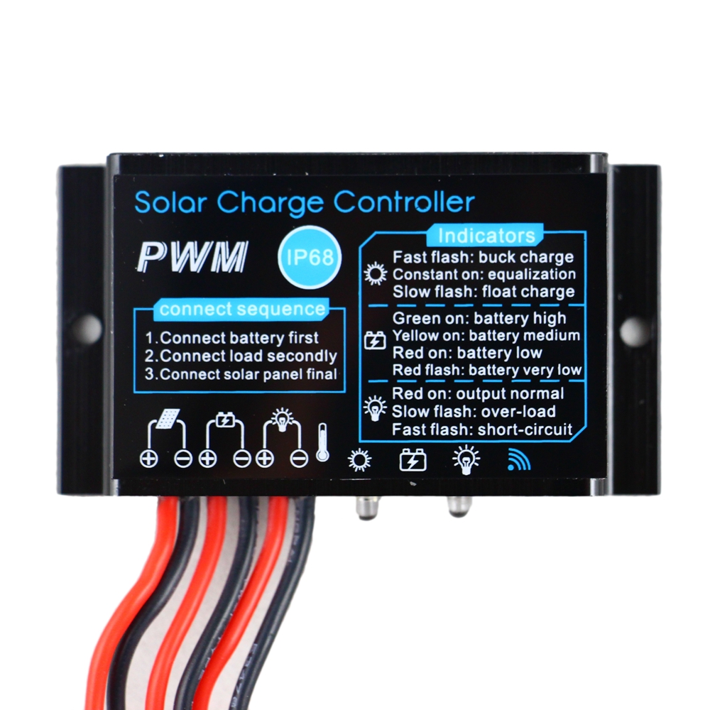 10 A Compact Waterproof Solar Controller