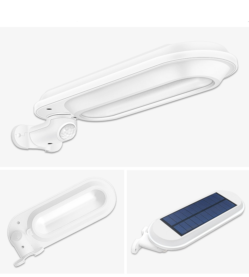 Rotating Wall Mounted Solar Lamp with Motion Sensor