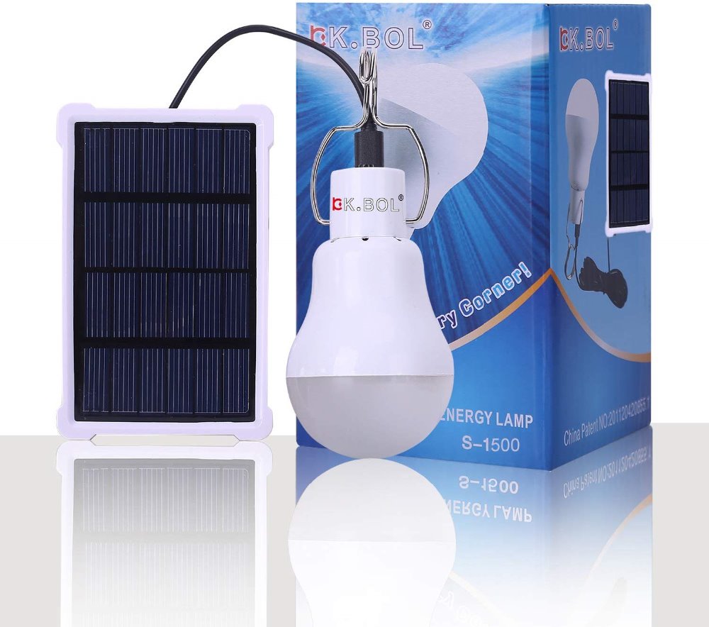 Sensor 15W Solar Powered Bulb
